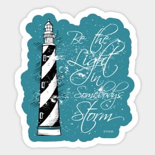 Be the LIGHT lighthouse Sticker